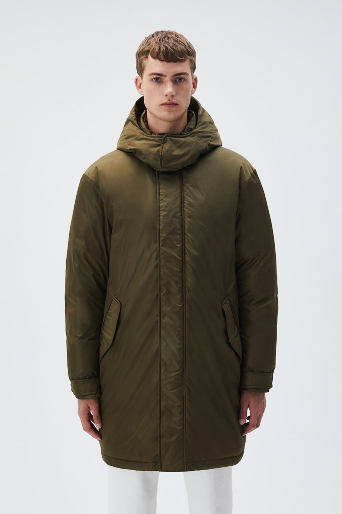 BREKKA Zurich Parka - army green - front