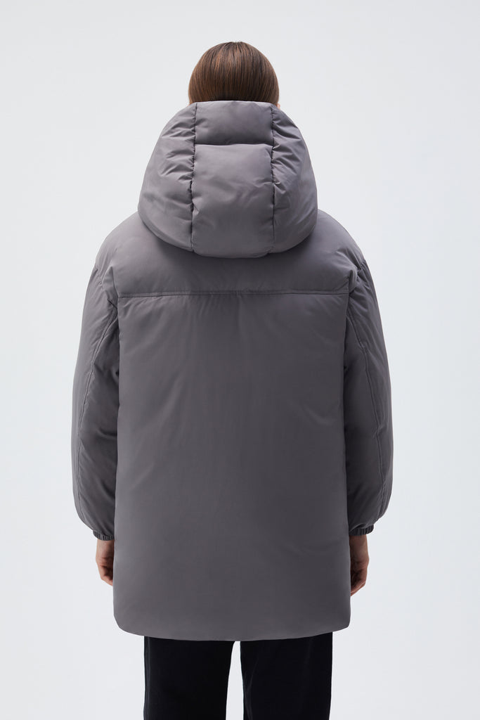 BREKKA Lubeck Parka - dark grey - back