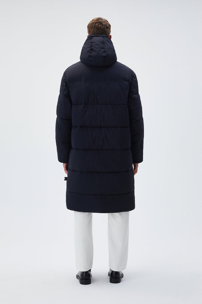 BREKKA Montpellier Long Puffer - black - back