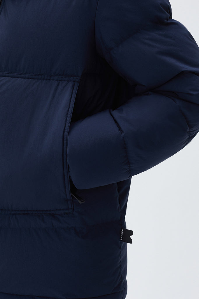 BREKKA London Puffer - navy blue - detail