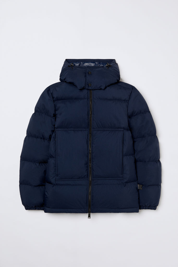 BREKKA London Puffer - navy blue - flat lay