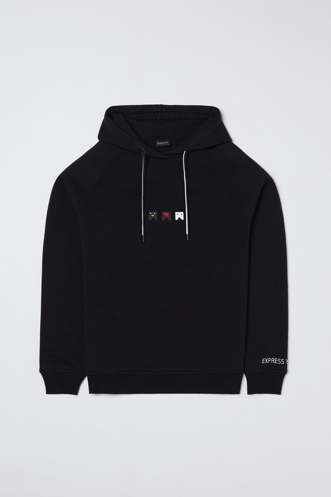 BREKKA Graz Hoodie - black - flat lay